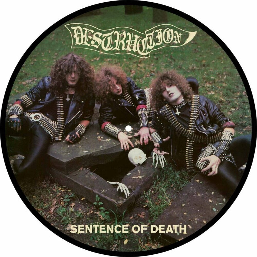 the album cover for Destruction - Sentence Of Death (Pict)