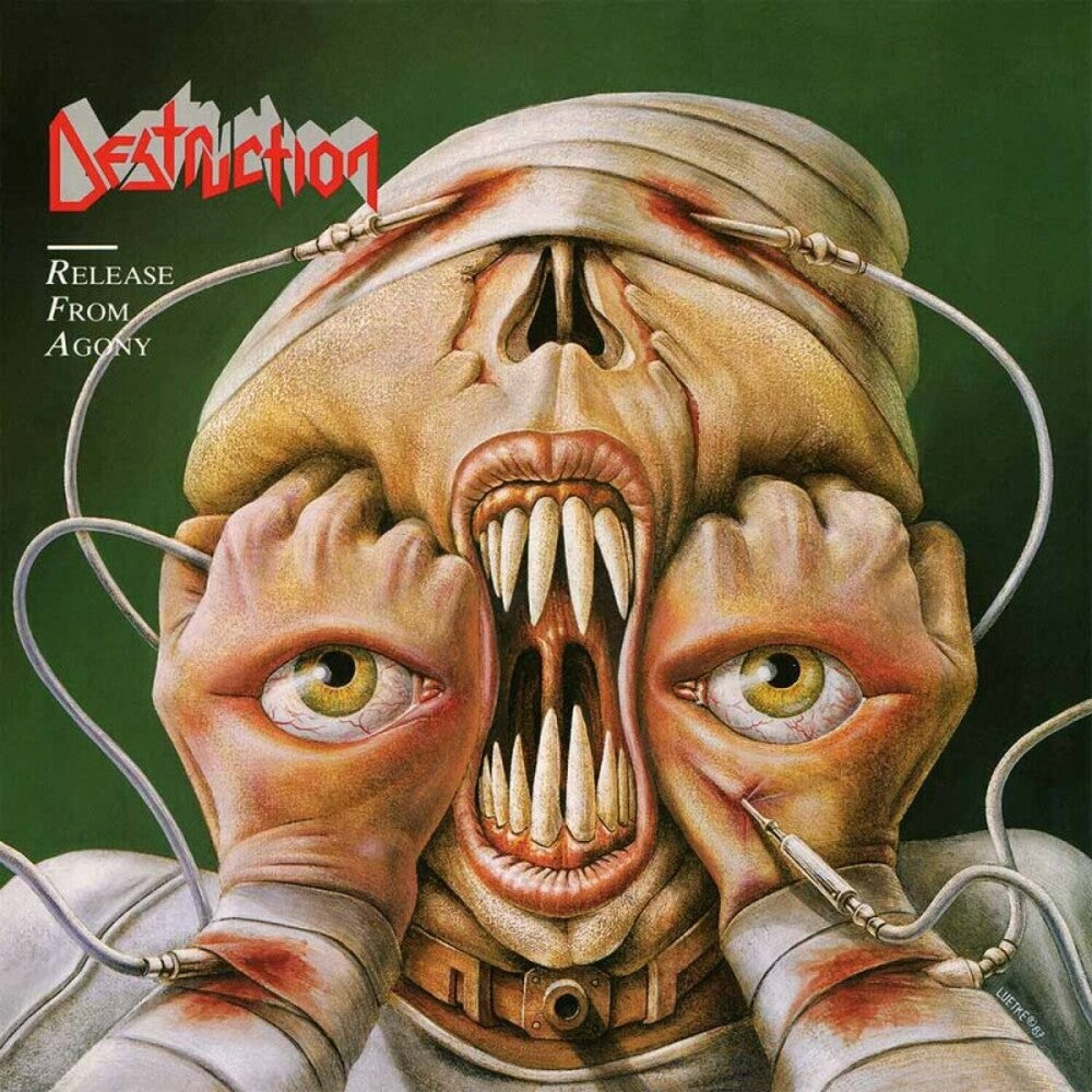 the album cover for Destruction - Release From Agony (Pict)