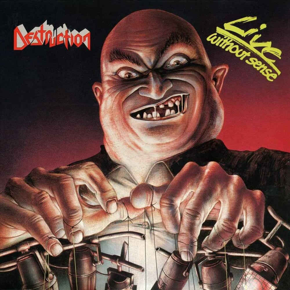 the album cover for Destruction - Live Without Sense (Pict)