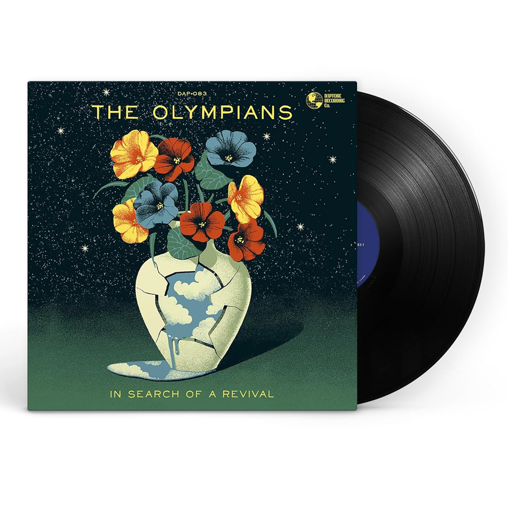 the album cover for Olympians - In Search Of A Revival