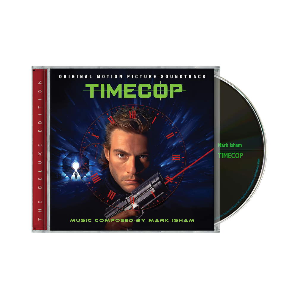 the album cover for Mark Isham - Time Cop - Original Motion Picture Soundtrack (Deluxe Edition)