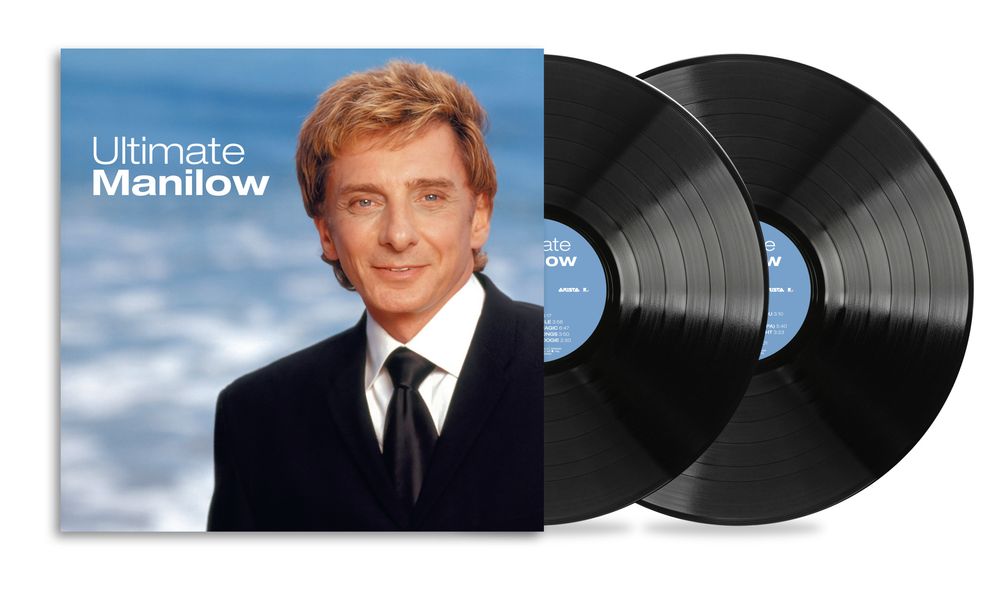 the album cover for Barry Manilow - Ultimate Manilow