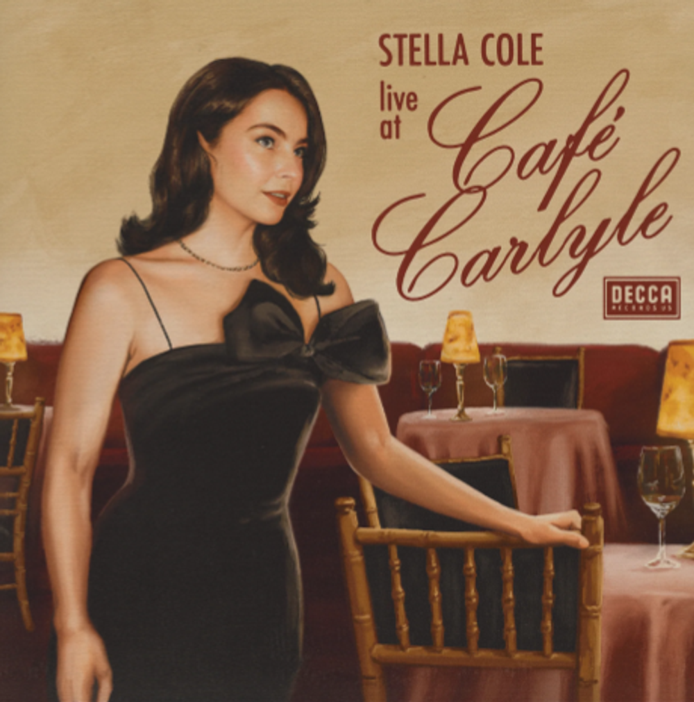 the album cover for Stella Cole - Live at Cafe Carlyle