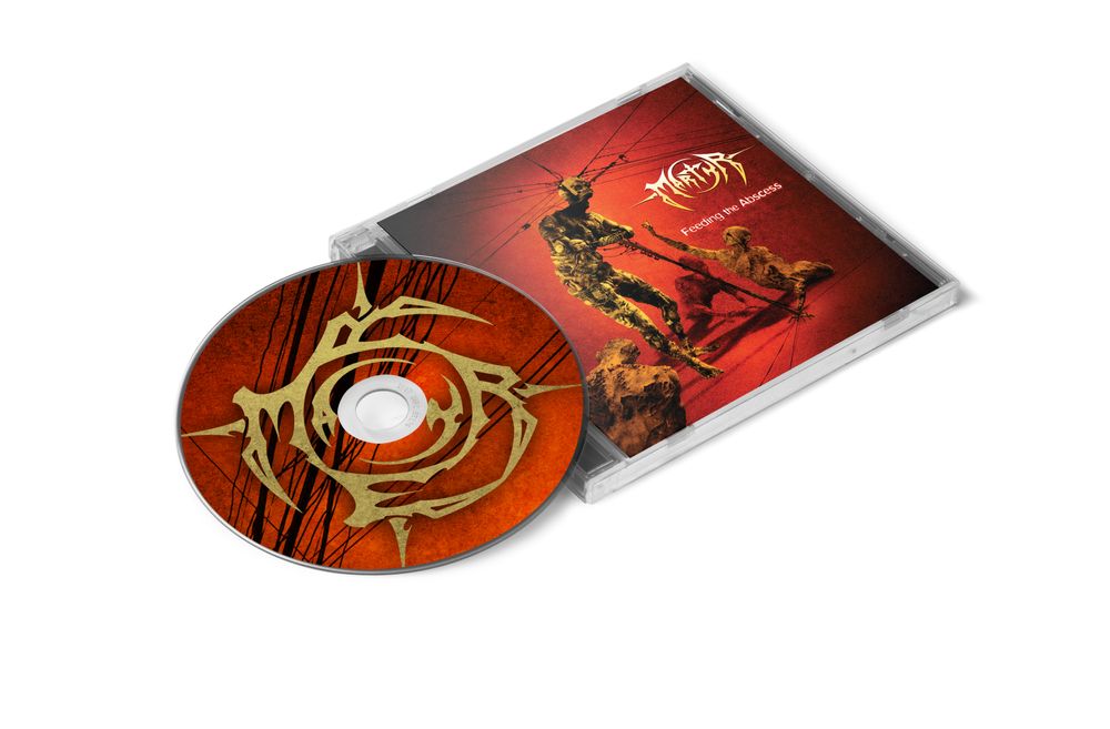 the album cover for Martyr - Feeding the Abcess
