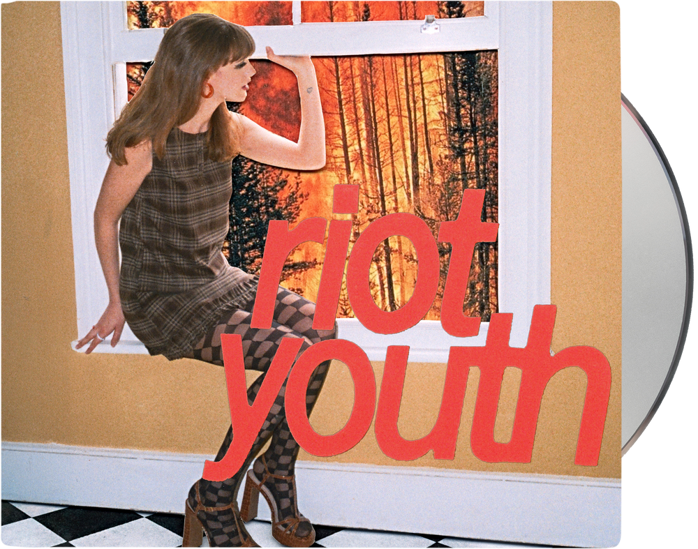 the album cover for Chloe Slater - Riot Youth