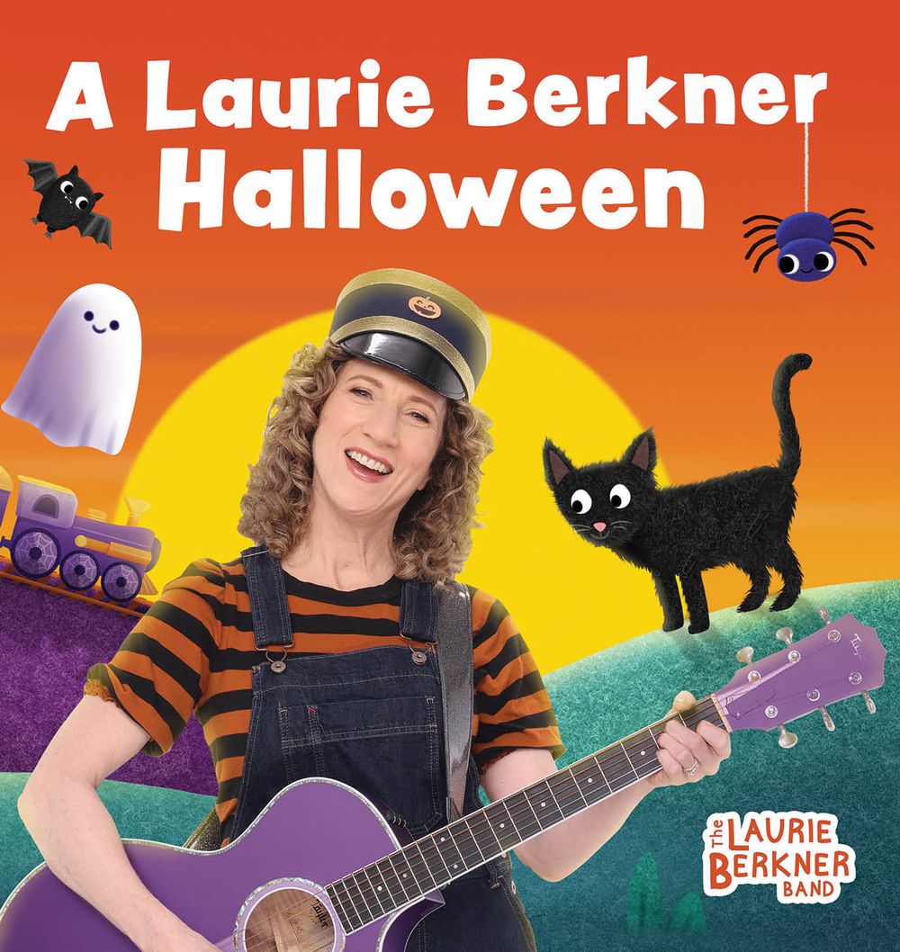 the album cover for The Laurie Berkner Band - A Laurie Berkner Halloween