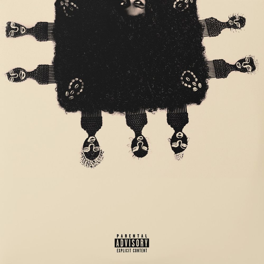 the album cover for Rapsody - God Gotta Afro & Gold Hoops