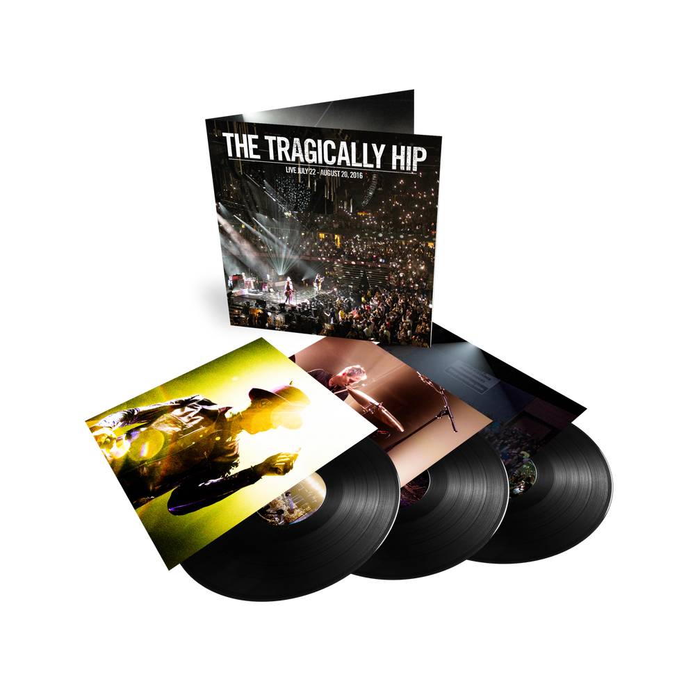 the album cover for The Tragically Hip - Live July 22 - August 20, 2016