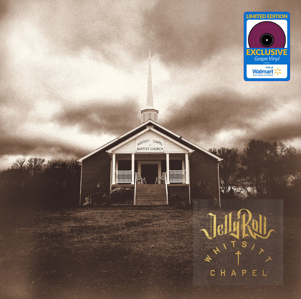 the album cover for Jelly Roll - Whitsitt Chapel (grape Vinyl)