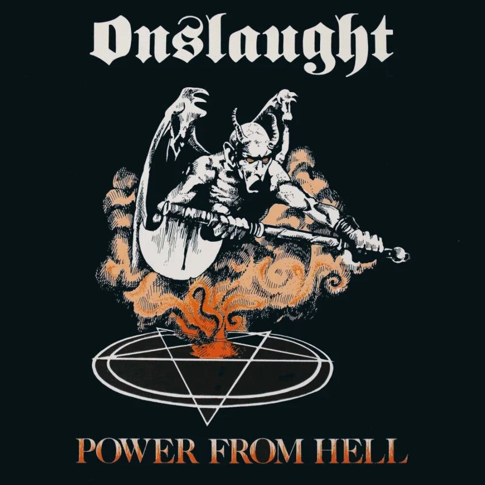 the album cover for Onslaught - Power From Hell (Pict)