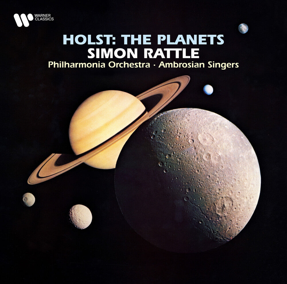 the album cover for Simon Rattle - Holst: The Planets