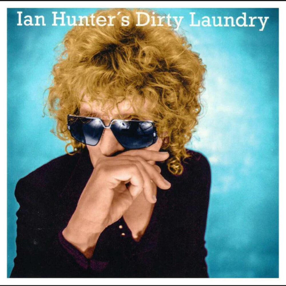 the album cover for Ian Hunter - Dirty Laundry