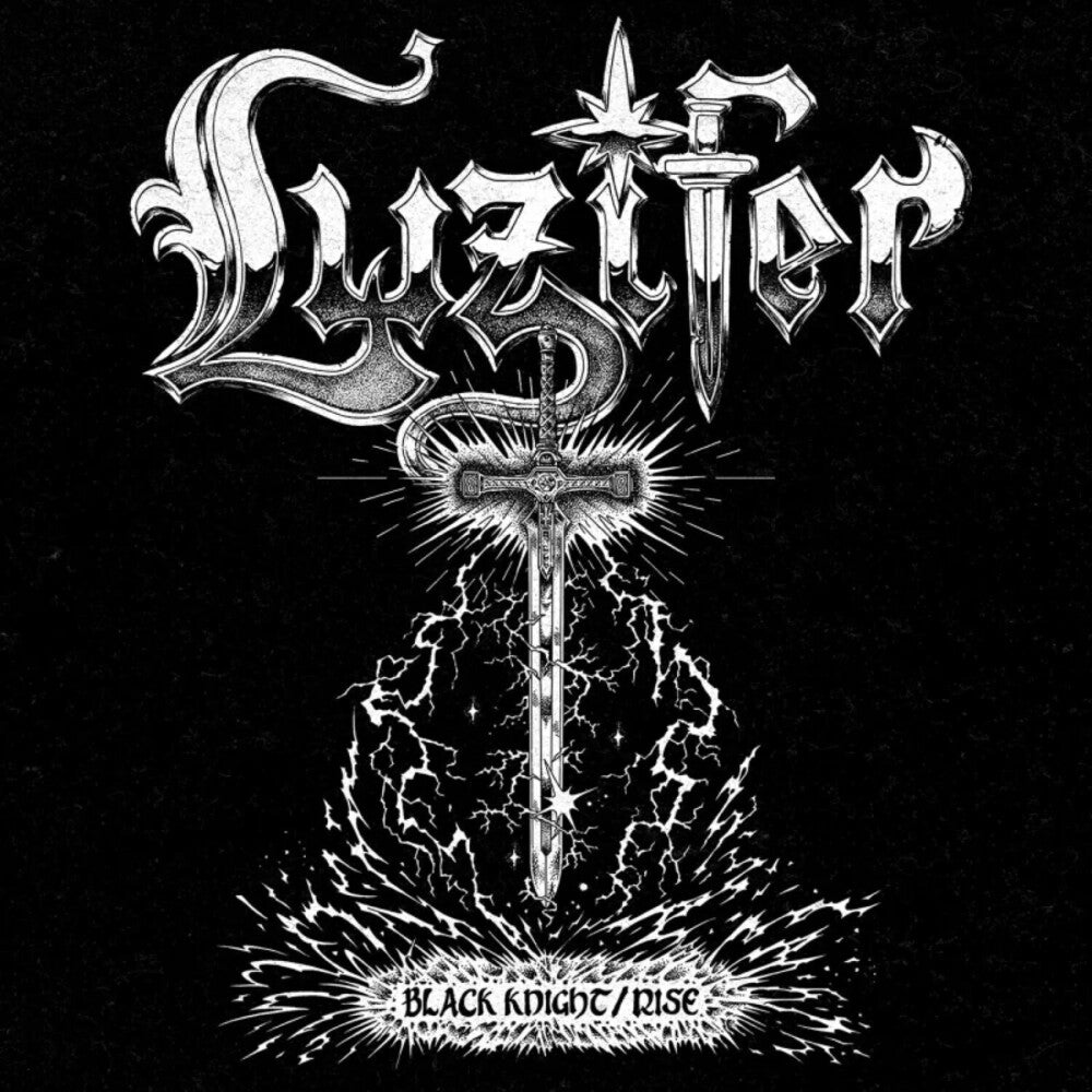 the album cover for Luzifer - Black Knight / Rise (Spla)