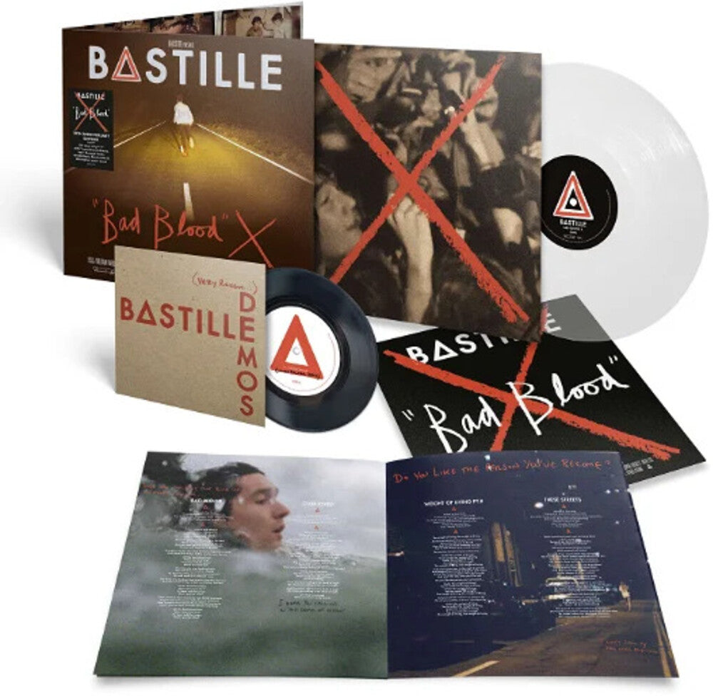 the album cover for Bastille - Bad Blood X - Limited Edition with Bonus 7-Inch