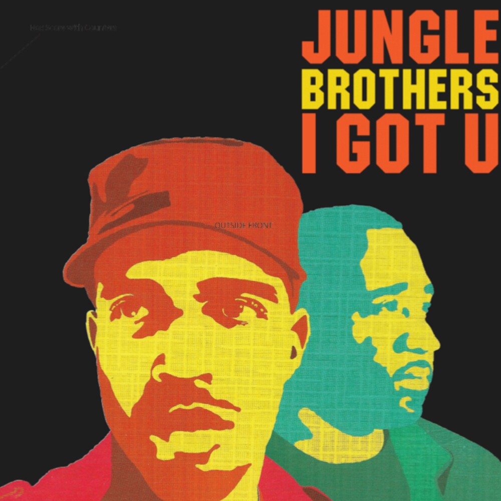 the album cover for Jungle Brothers - I Got U - Green & Red Colored Vinyl