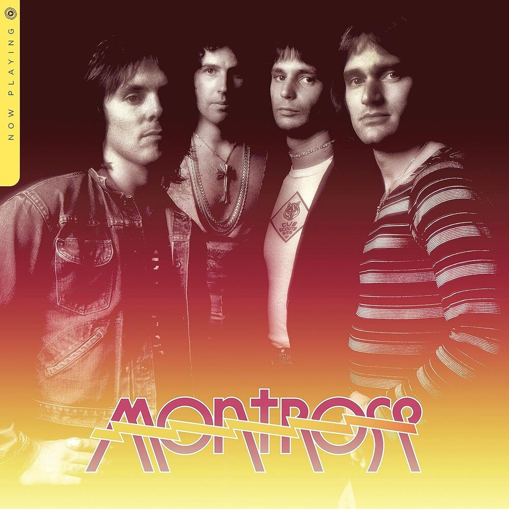 the album cover for Montrose - Now Playing