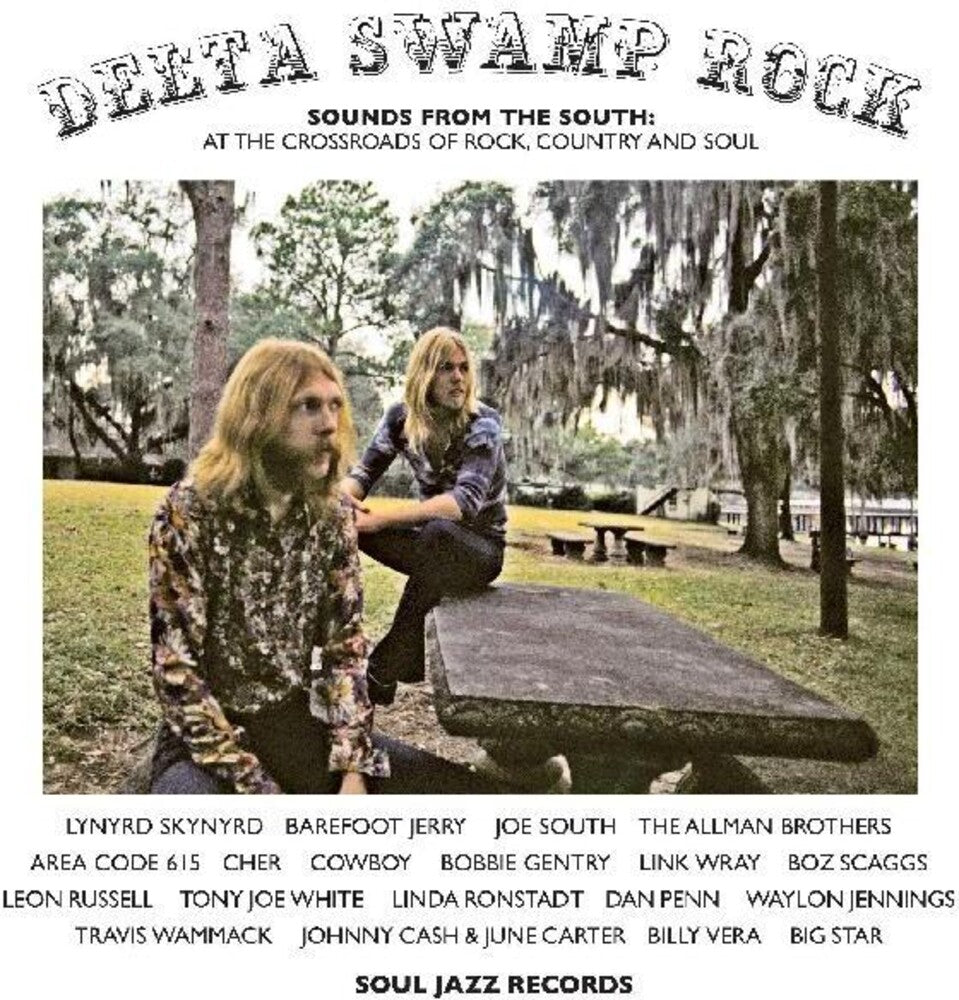 the album cover for Soul Jazz Records Presents - Delta Swamp Rock - Sounds From The South: At The