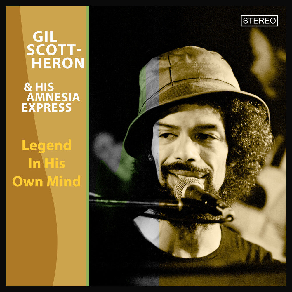 the album cover for Gill Heron -Scott & His Amnesia Express - Legend In His Own Mind