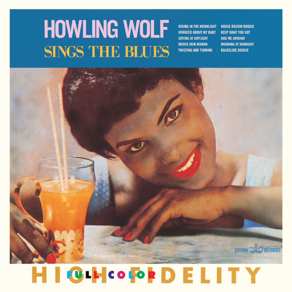 the album cover for Howlin' Wolf - Sings The Blues