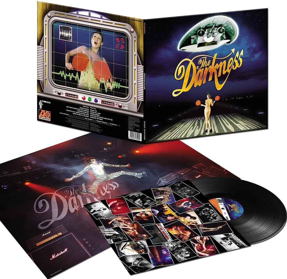 the album cover for The Darkness - Permission To Land