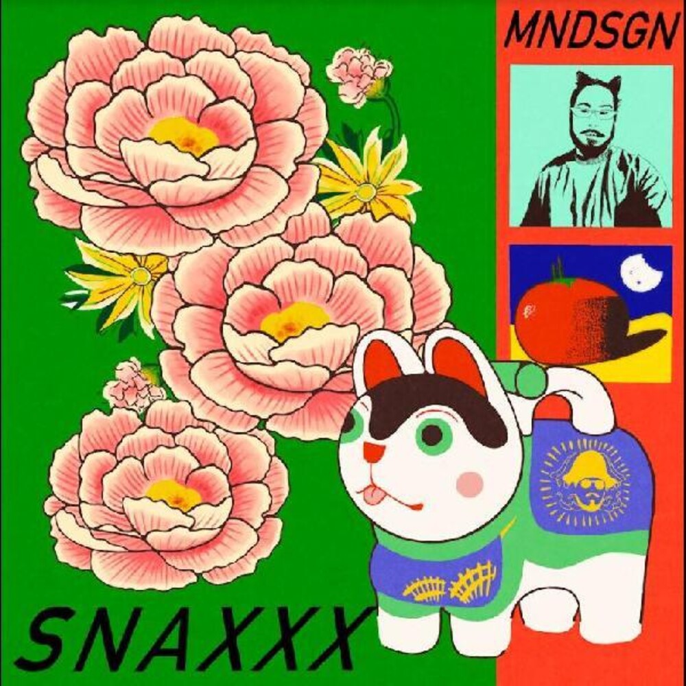 the album cover for Mndsgn - Snaxxx
