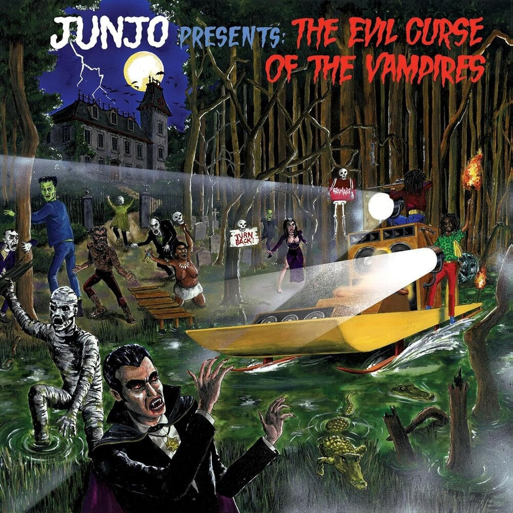the album cover for Roots Radics - Junjo Presents: The Evil Curse Of The Vampires