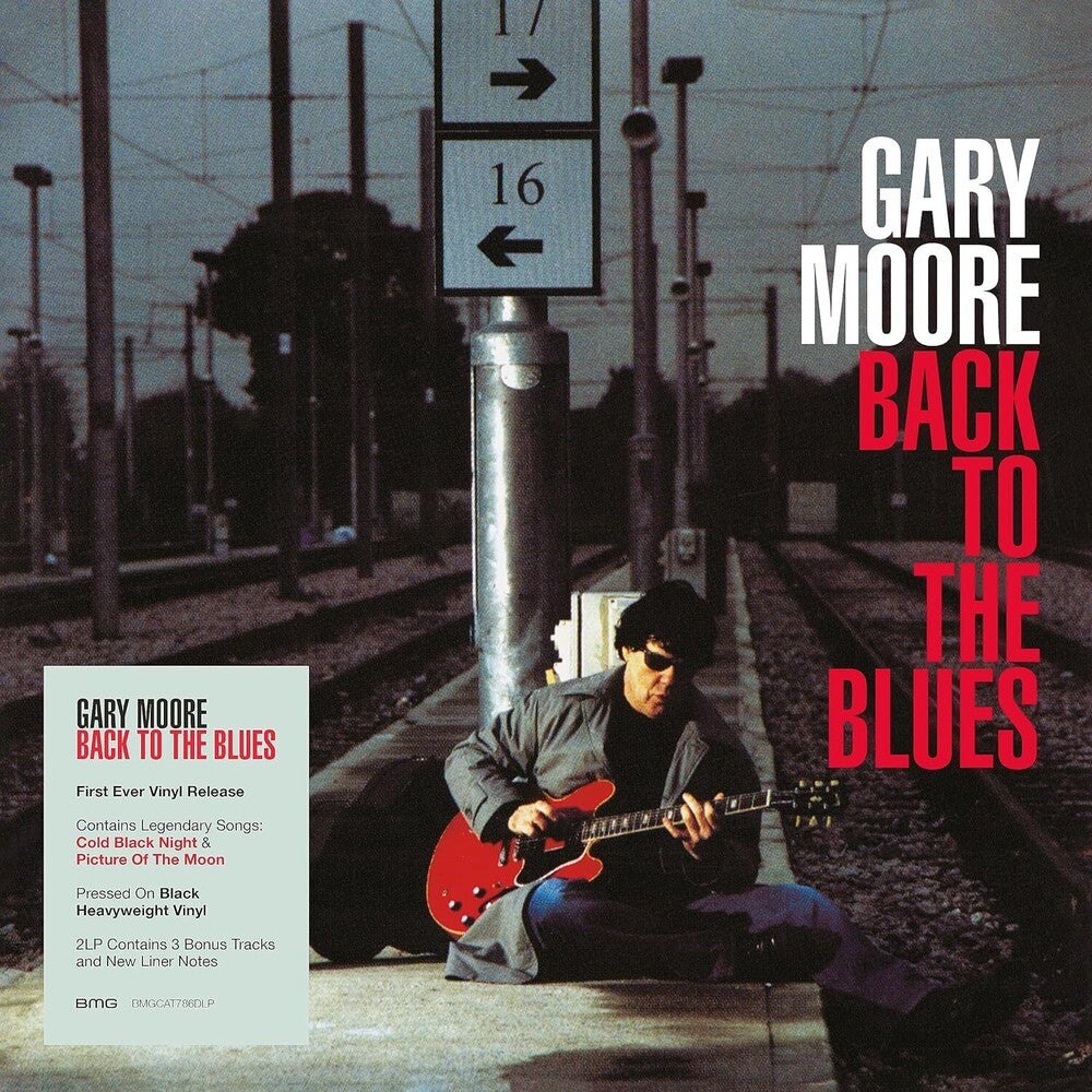the album cover for Gary Moore - Back To The Blues