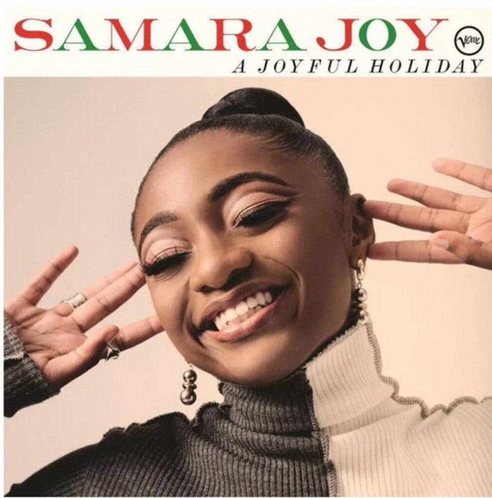 the album cover for Samara Joy - Joyful Holiday