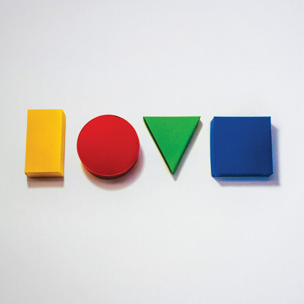 the album cover for Jason Mraz - Love Is A Four Letter Word (Clear Vinyl) (Atl75)