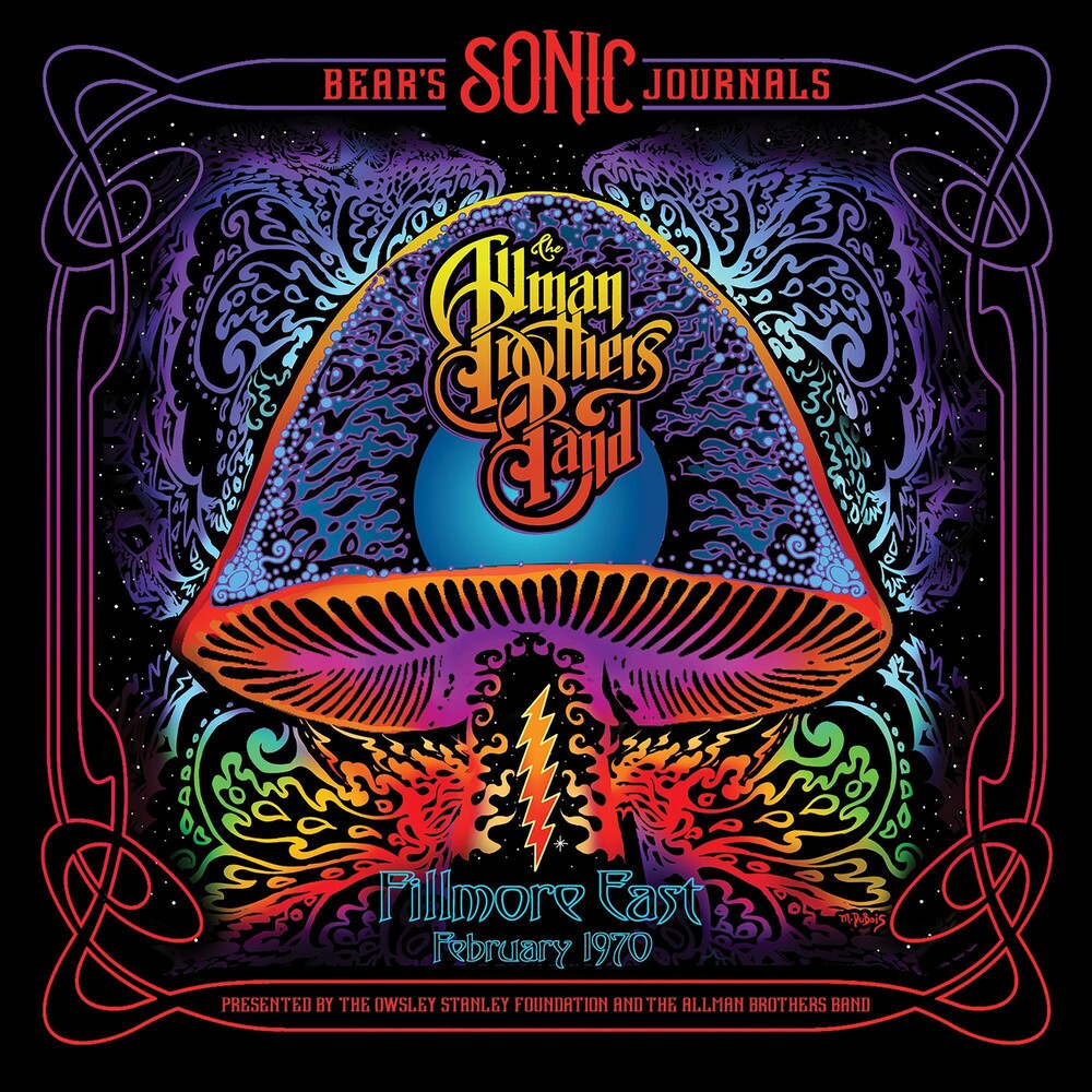 the album cover for Allman Brothers - Bear's Sonic Journals: Fillmore East February 1970