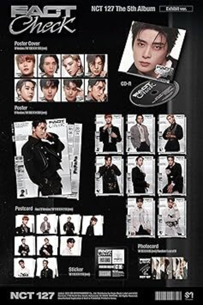 the album cover for NCT 127 - 5th Album 'fact Check' (Chandelier Ver.) (Phob)