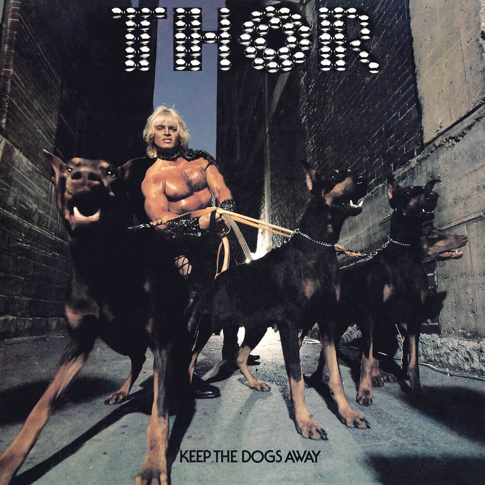 the album cover for Thor - Keep The Dogs Away - Purple/Black Haze (Blk)