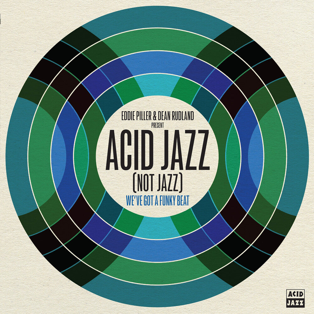 the album cover for Eddie Piller & Dean Rudland Present: Acid Jazz - Eddie Piller & Dean Rudland Present: Acid Jazz