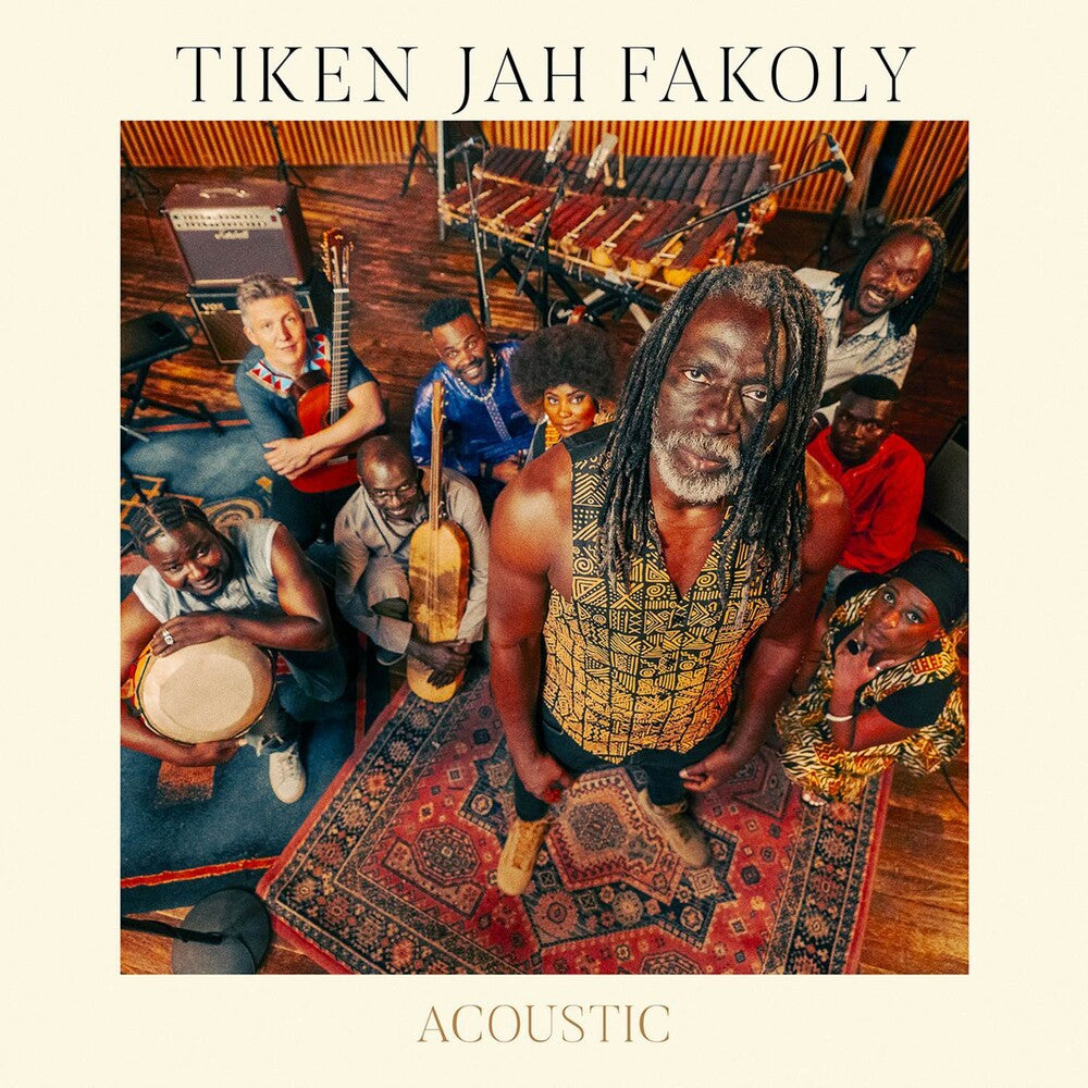 the album cover for Tiken Fakoly Jah - Acoustic (Fra)