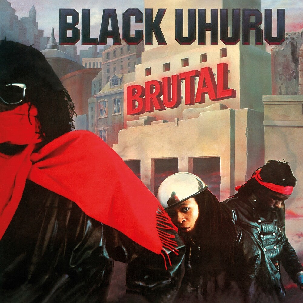 the album cover for Black Uhuru - Brutal