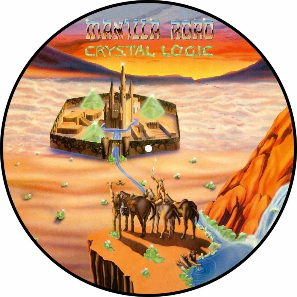 the album cover for Manilla Road - Crystal Logic (Pict)