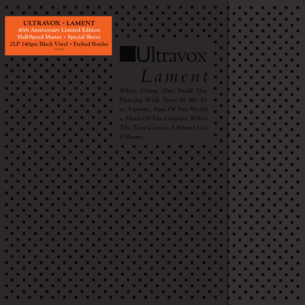 the album cover for Ultravox - Lament (Deluxe Edition): Limited 40th Anniversary