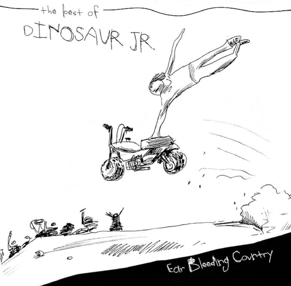the album cover for Dinosaur Jr - Ear Bleeding Country: The Best Of Dinosaur Jr.