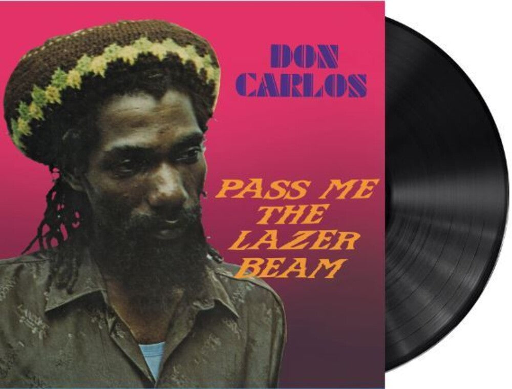 the album cover for Don Carlos - Pass Me The Lazer Beam