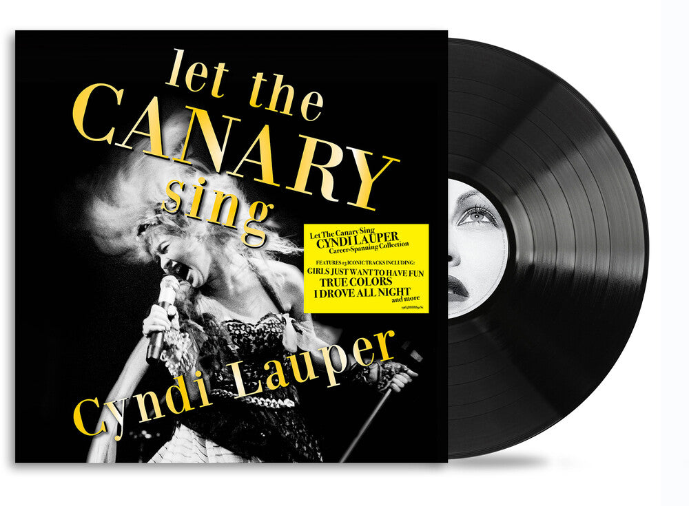 the album cover for Cyndi Lauper - Let The Canary Sing