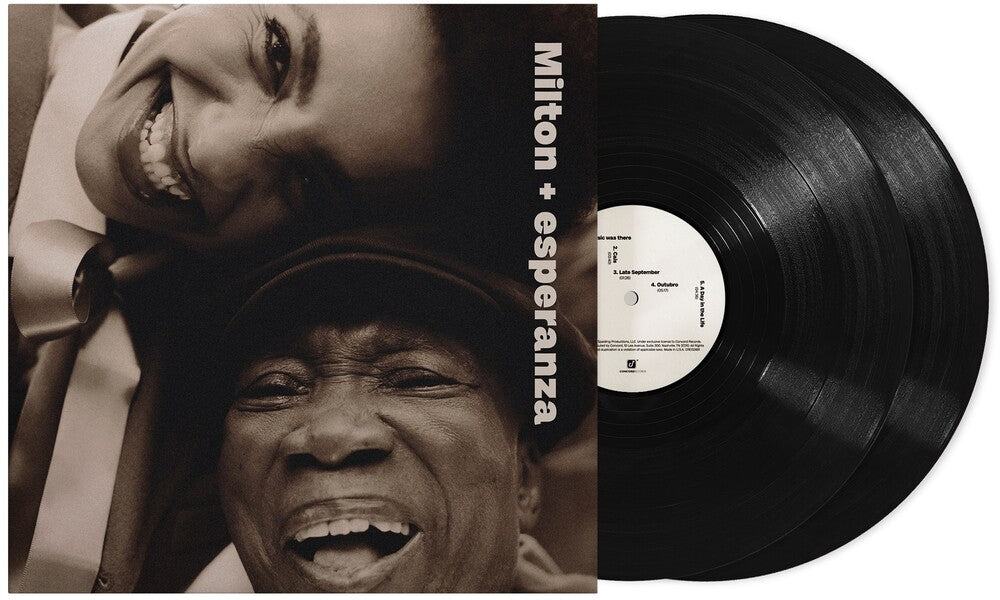 the album cover for Milton Nascimento & Spalding,Esperanza - Milton + Esperanza