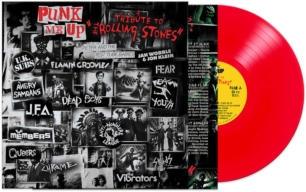 the album cover for Punk Me Up - Tribute To Rolling Stones / Various - Punk Me Up - Tribute To Rolling Stones / Various