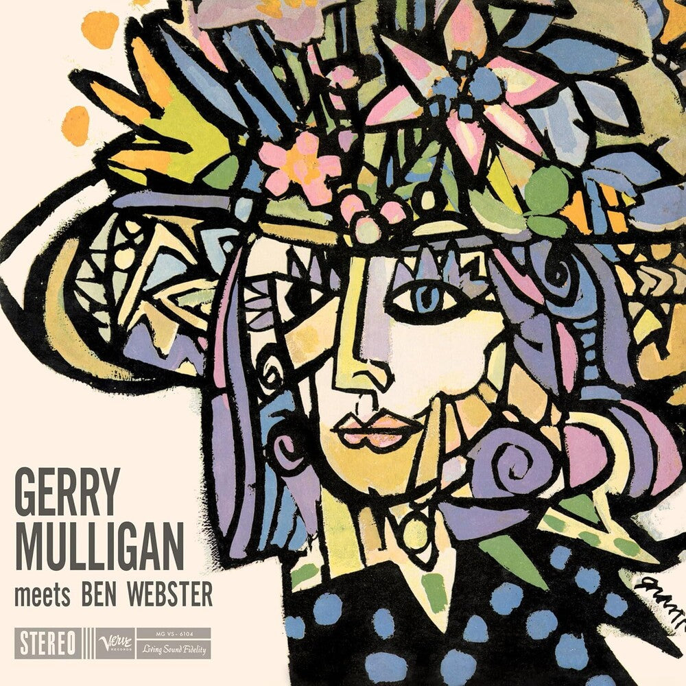 the album cover for Gerry Mulligan - Gerry Mulligan Meets Ben Webster (Verve Acoustic)
