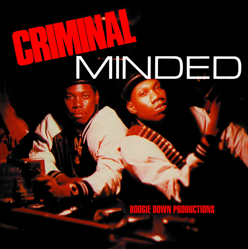 the album cover for Boogie Down Productions - Criminal Minded