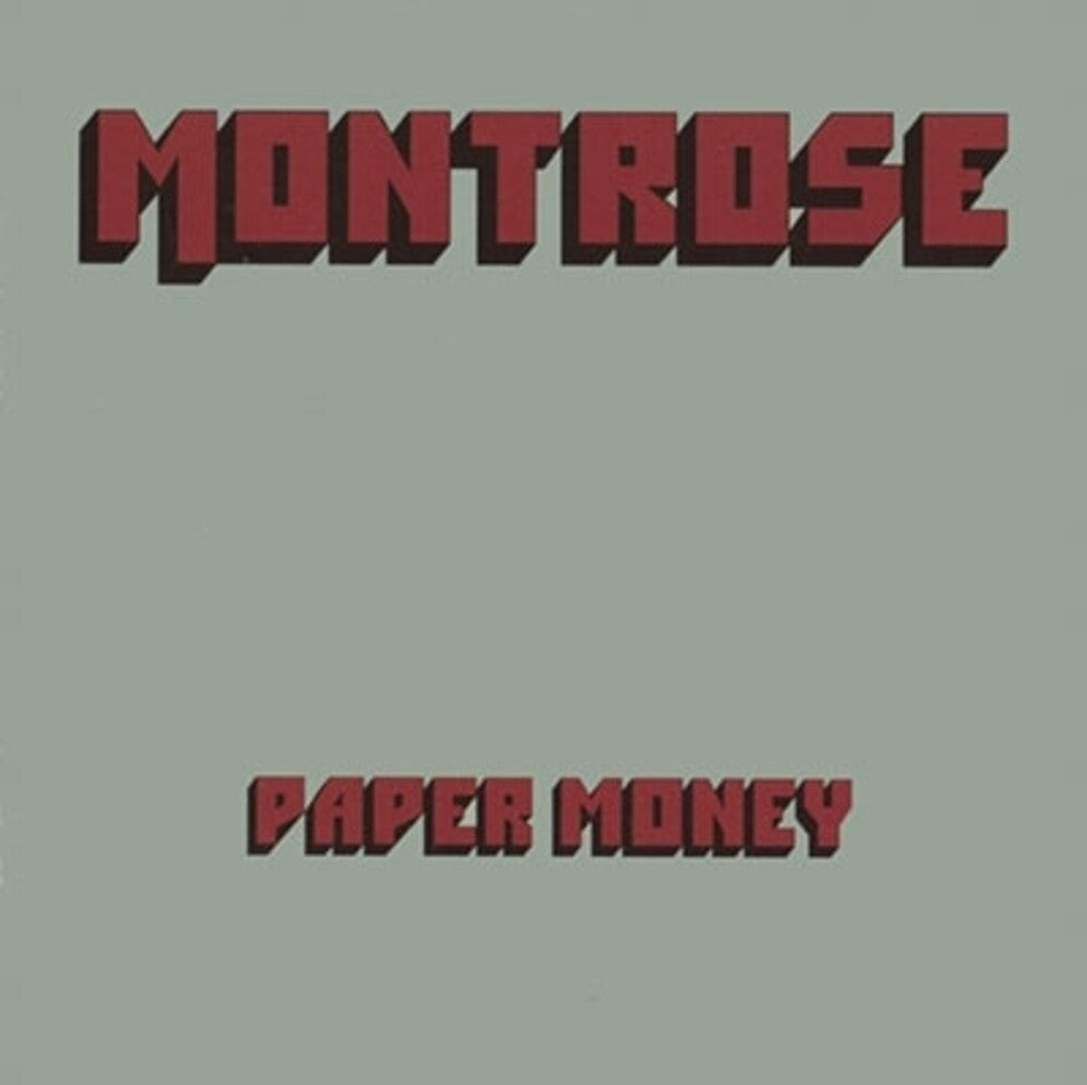 the album cover for Montrose - Paper Money (Aniv)