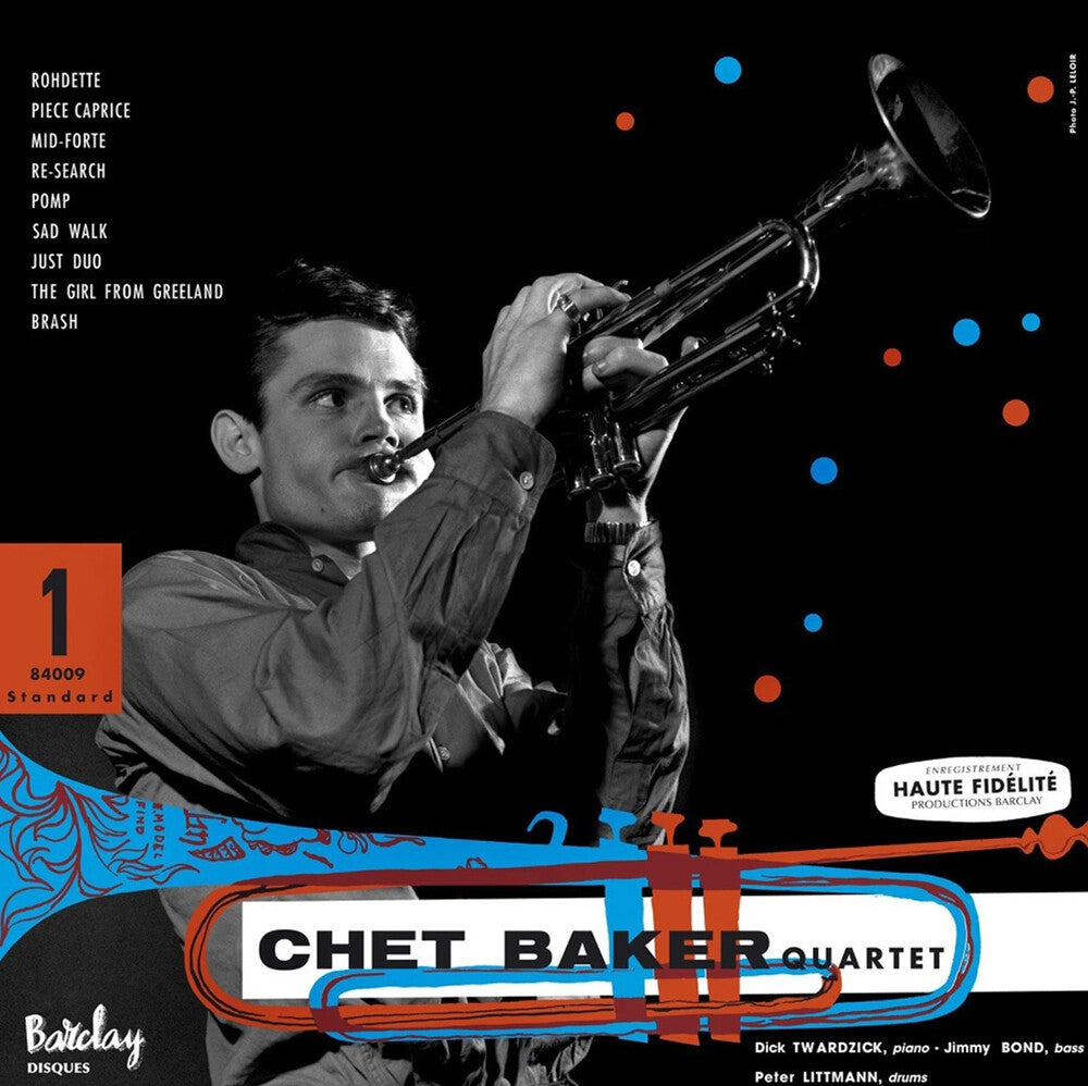 the album cover for Chet Baker - Chet Baker Quartet (Chet Baker In Paris Vol. 1)