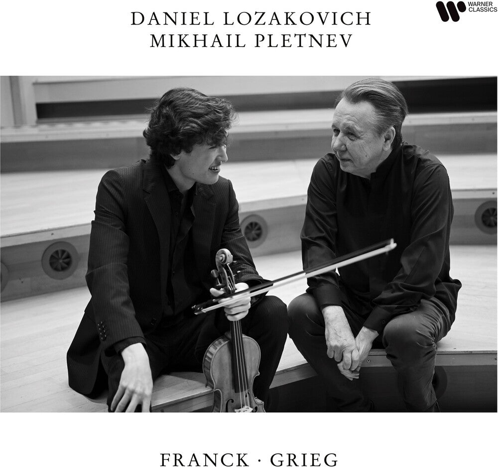 the album cover for Daniel Lozakovich / Pletnev,Mikhail - Grieg Franck Sonatas For Violin & Piano