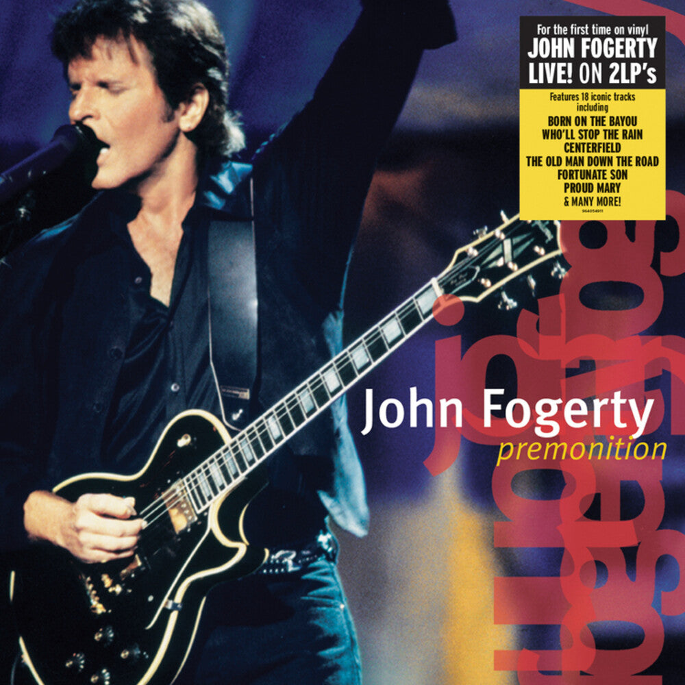 the album cover for John Fogerty - Premonition (Live 1997)