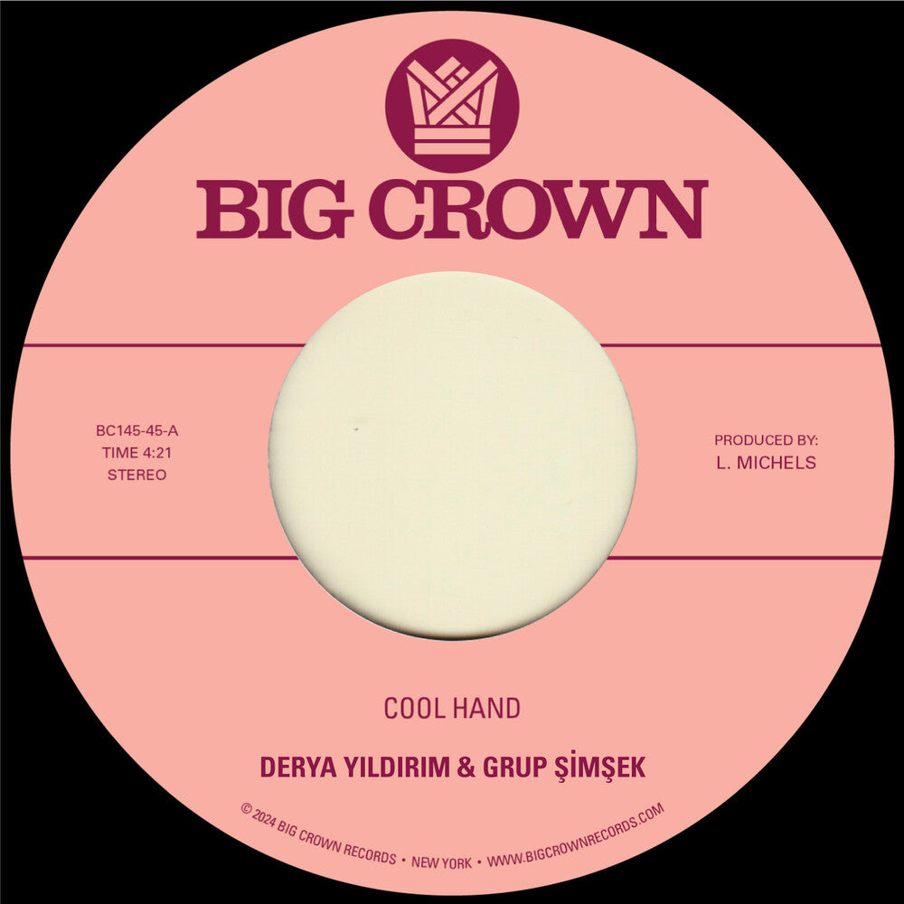 the album cover for Derya Yildirim - Cool Hand B/W Yakamoz
