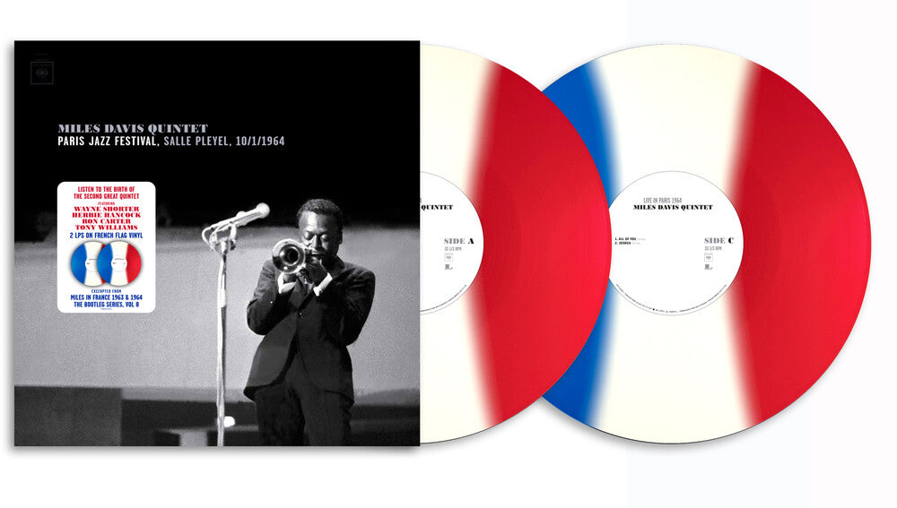the album cover for Miles Davis - Paris Jazz Festival, Salle Pleyel 10/1/1964